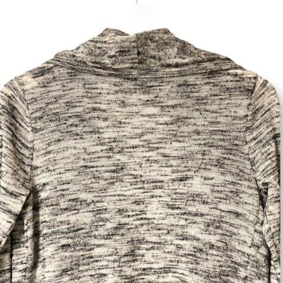 Theory Trincy C Evian Space-dye open Cardigan in marled gray, Size P/XS - Picture 7 of 10
